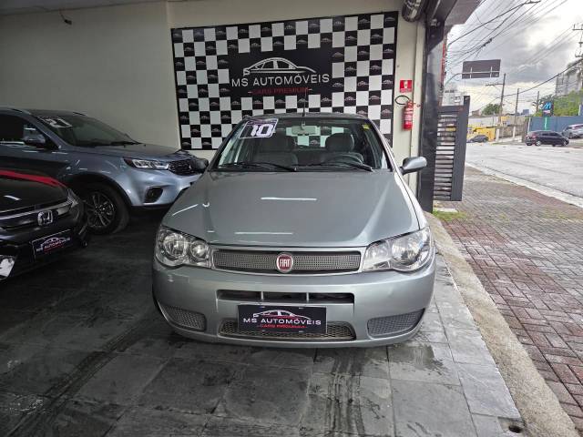 PALIO FIRE ECONOMY - 2009/2010 - CINZA 2